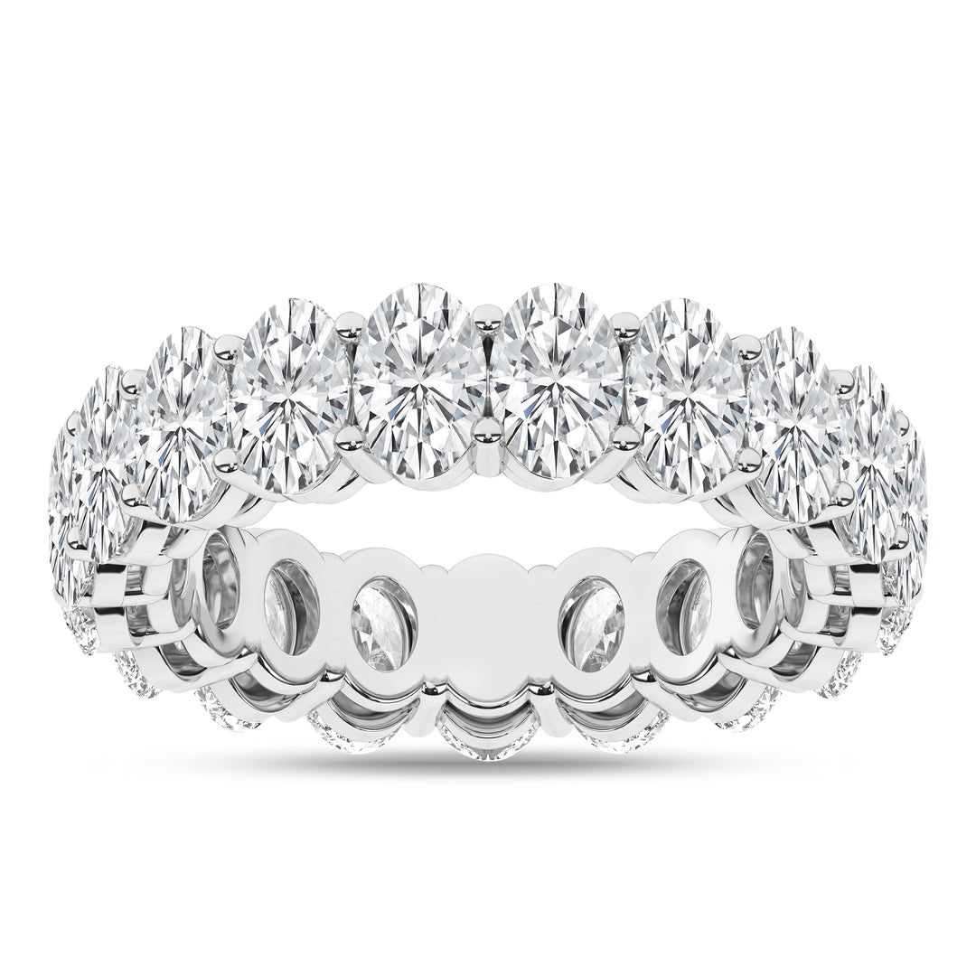 Eternity Band (US5.5-Oval) in 14K White Gold – Silvadi Jewelry Aurora CO