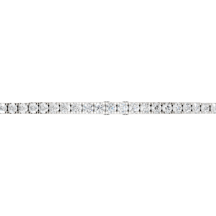 Eternity Tennis Bracelet (Round) in 14K White Gold – Silvadi Jewelry Aurora CO