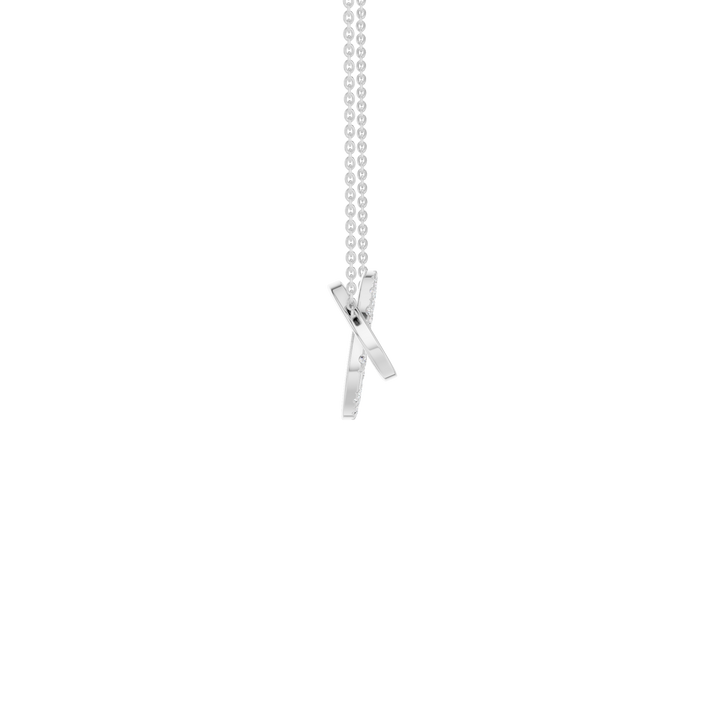 Gold and Diamond Interlink Circle Pendant (Round) in 14K White Gold – Silvadi Jewelry Aurora CO
