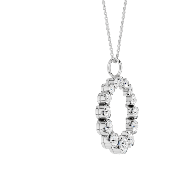 Graduated Circle Pendant (Round) in 14K White Gold – Silvadi Jewelry Aurora CO
