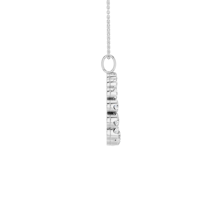 Graduated Circle Pendant (Round) in 14K White Gold – Silvadi Jewelry Aurora CO