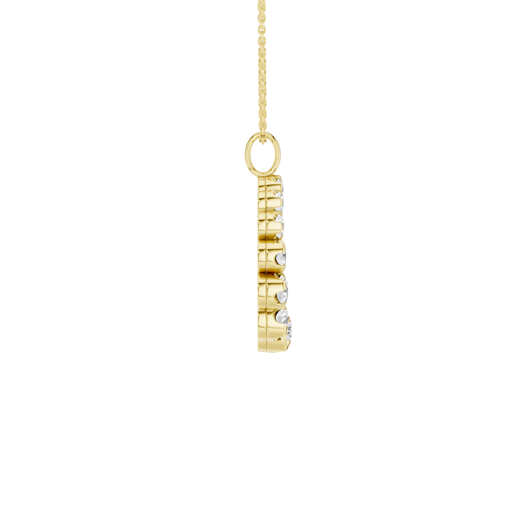 Graduated Circle Pendant (Round) in 14K Yellow Gold – Silvadi Jewelry Aurora CO
