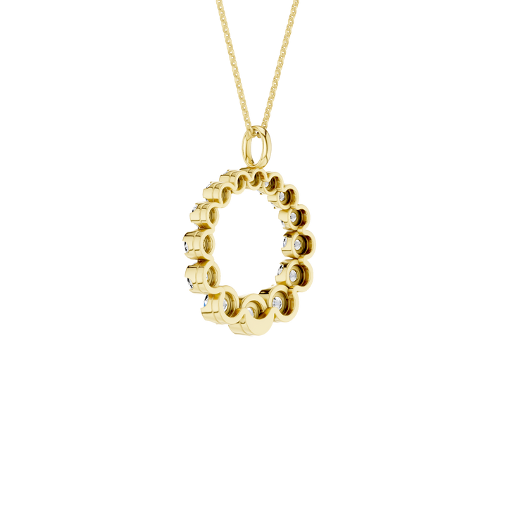 Graduated Circle Pendant (Round) in 14K Yellow Gold – Silvadi Jewelry Aurora CO