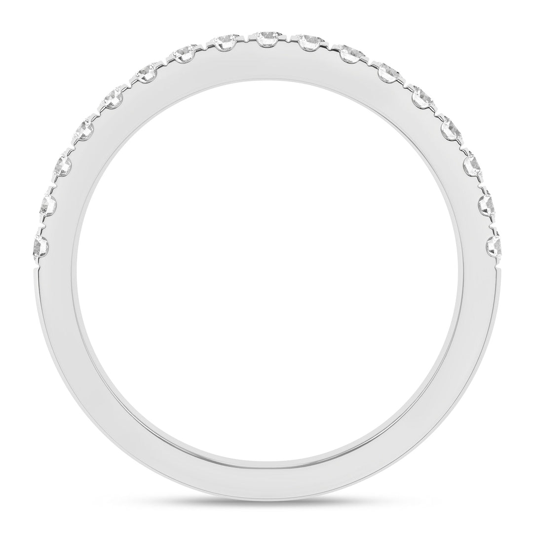 his-and-hers-matching-lab-diamond-wedding-band-14k-white-gold-inner-view, Aurora, CO