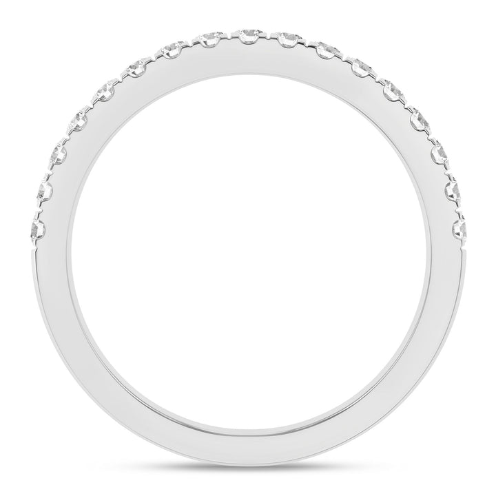 his-and-hers-matching-lab-diamond-wedding-band-14k-white-gold-inner-view, Aurora, CO