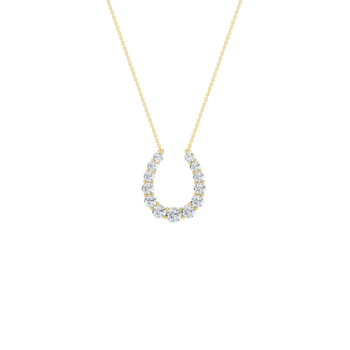 Horseshoe Pendant (Round) in 14K Yellow Gold – Silvadi Jewelry Aurora CO