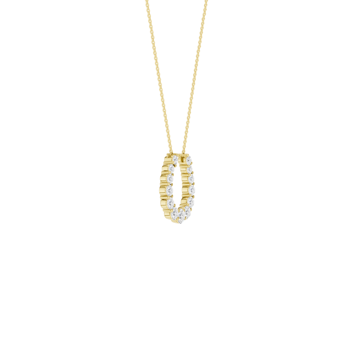 Horseshoe Pendant (Round) in 14K Yellow Gold – Silvadi Jewelry Aurora CO