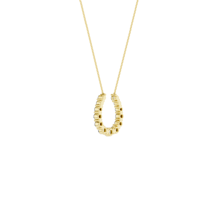 Horseshoe Pendant (Round) in 14K Yellow Gold – Silvadi Jewelry Aurora CO