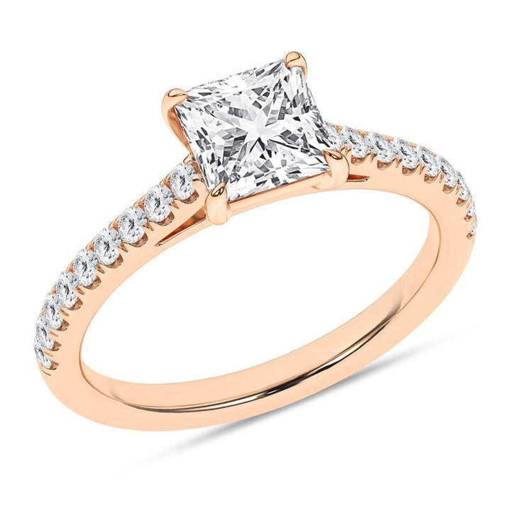 Classic Engagement Ring (Princess)