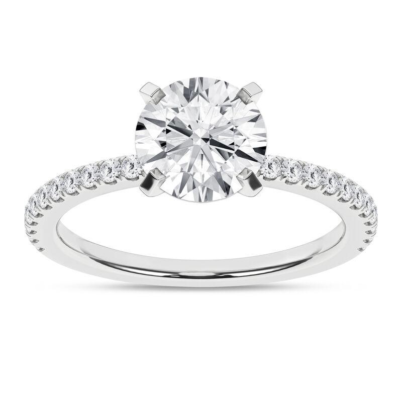 Straight Shank Engagement Ring