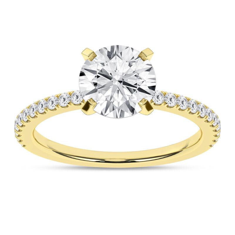 Straight Shank Engagement Ring