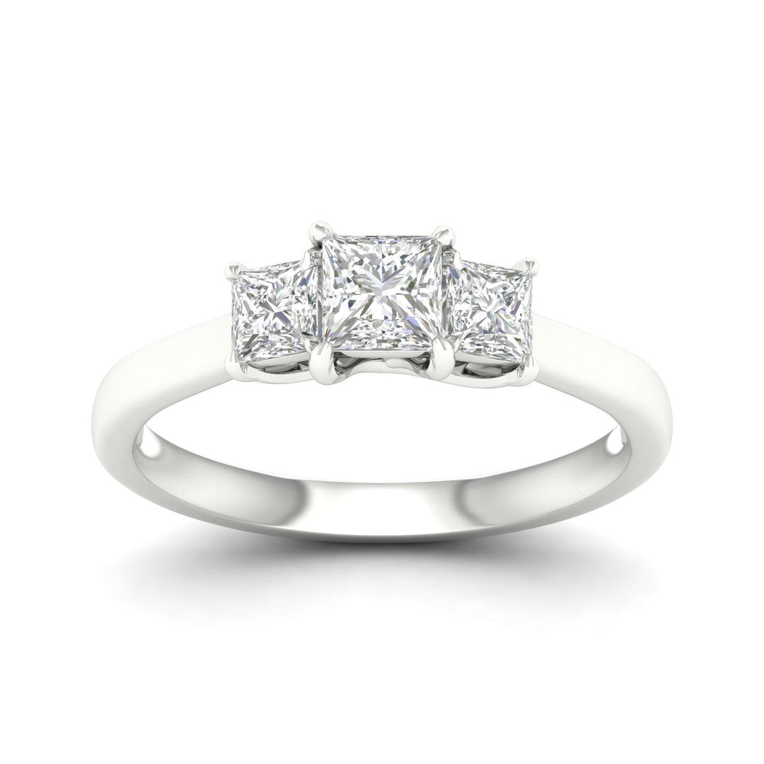 3 Stone Ring (Princess)