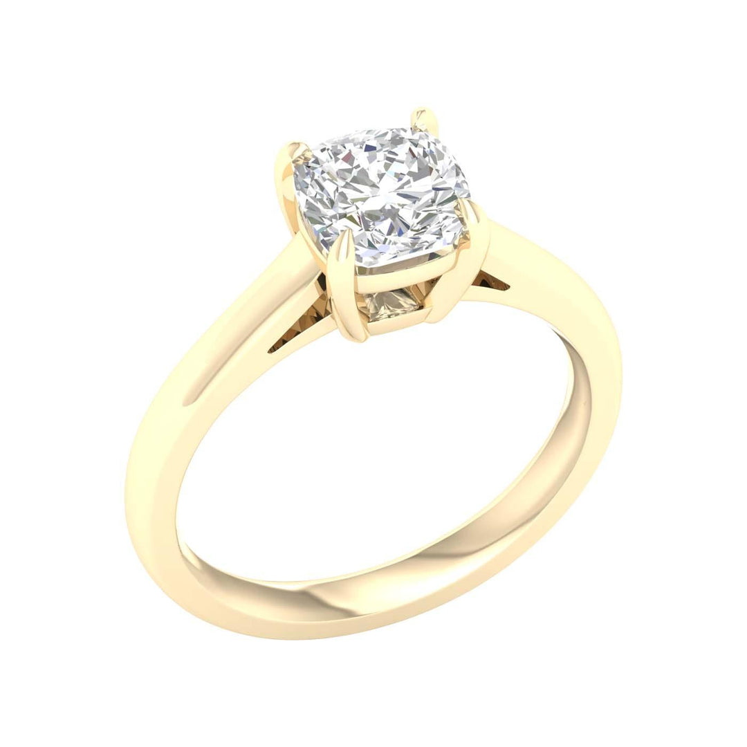 Solitaire Ring (Cushion)