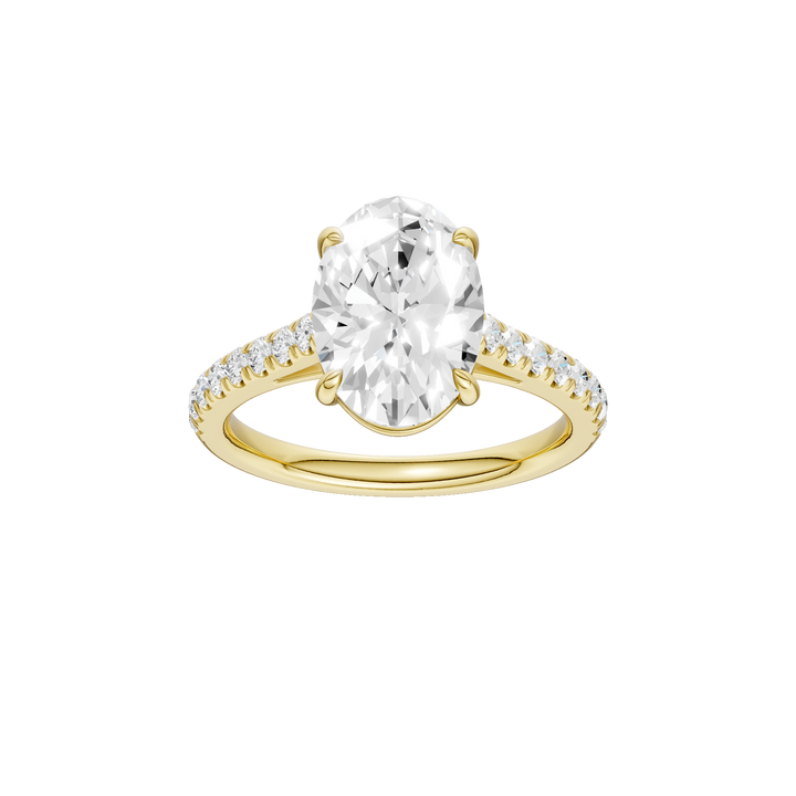 Classic Engagement Ring (Oval) in 14K Yellow Gold – Silvadi Jewelry Aurora CO
