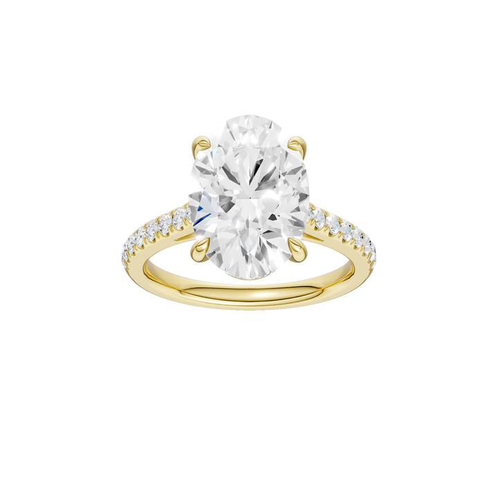 Classic Engagement Ring (Oval) in 14K Yellow Gold – Silvadi Jewelry Aurora CO