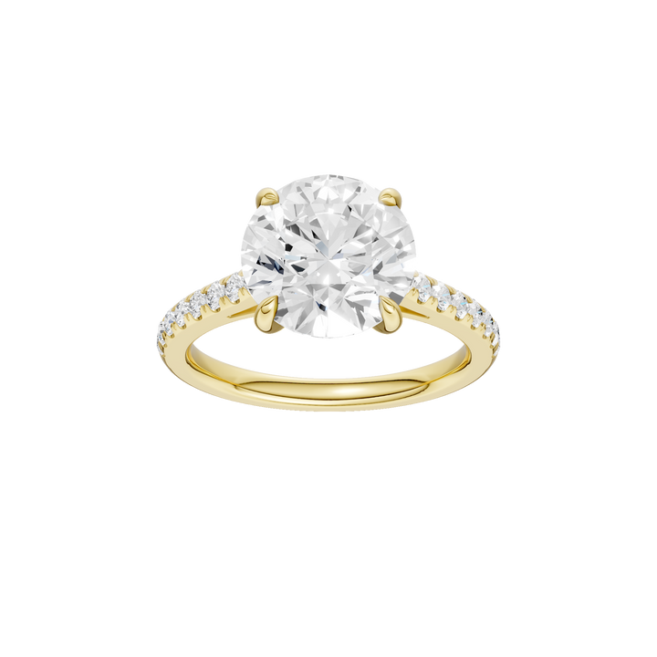 Classic Engagement Ring (Round) in 14K Yellow Gold – Silvadi Jewelry Aurora CO
