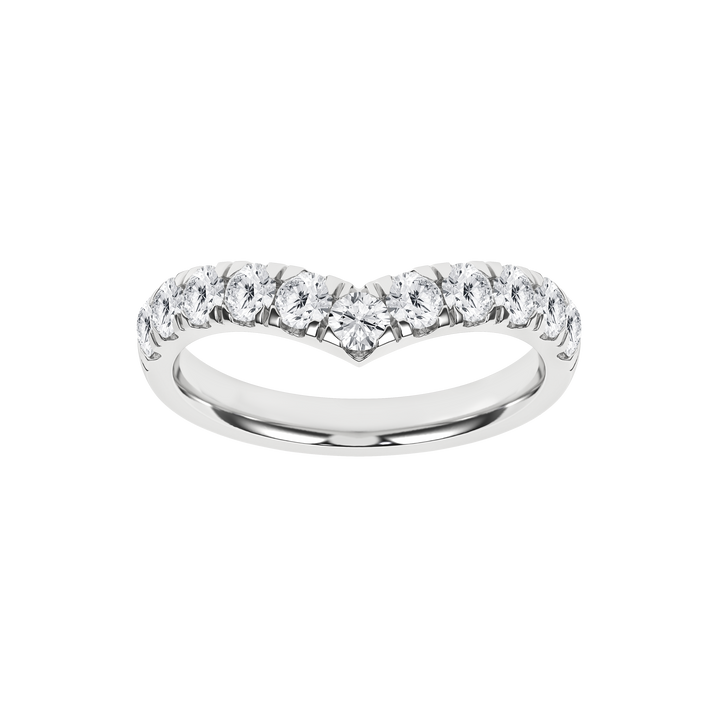 Contour Band in 14K White Gold – Silvadi Jewelry Aurora CO