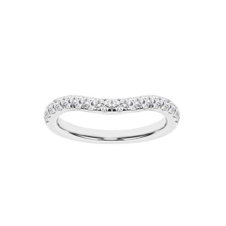 Soft Contour Wedding Band in 14K White Gold – Silvadi Jewelry Aurora CO