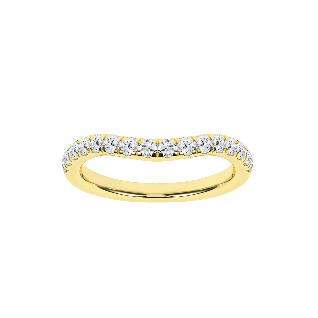 Soft Contour Wedding Band in 14K Yellow Gold – Silvadi Jewelry Aurora CO