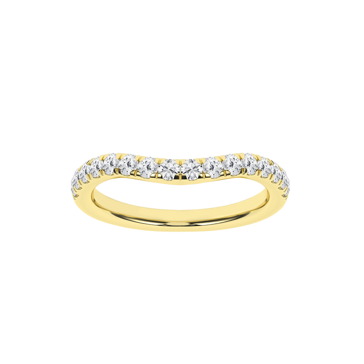 Soft Contour Wedding Band in 14K Yellow Gold – Silvadi Jewelry Aurora CO