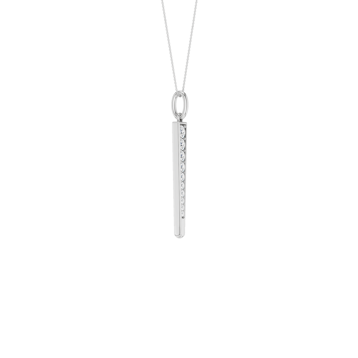 Lavalier Pendant (Round) in 14K White Gold – Silvadi Jewelry Aurora CO
