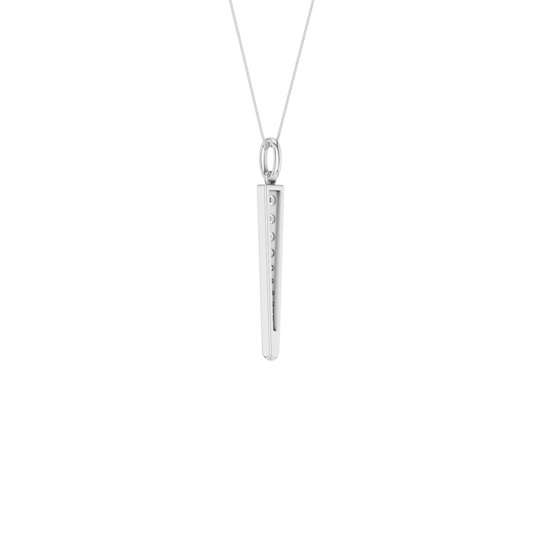 Lavalier Pendant (Round) in 14K White Gold – Silvadi Jewelry Aurora CO