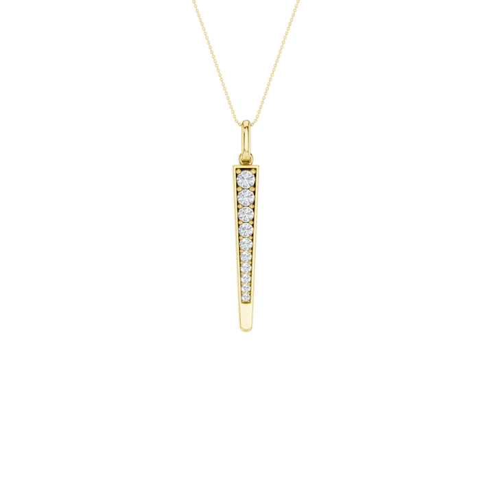 Lavalier Pendant (Round) in 14K Yellow Gold – Silvadi Jewelry Aurora CO