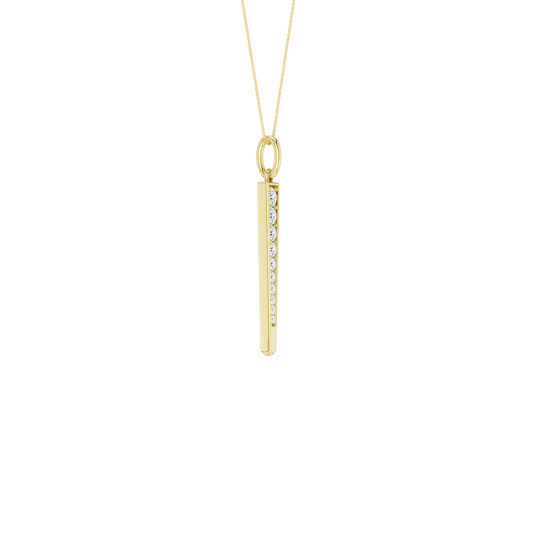 Lavalier Pendant (Round) in 14K Yellow Gold – Silvadi Jewelry Aurora CO