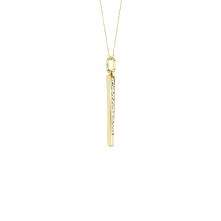 Lavalier Pendant (Round) in 14K Yellow Gold – Silvadi Jewelry Aurora CO