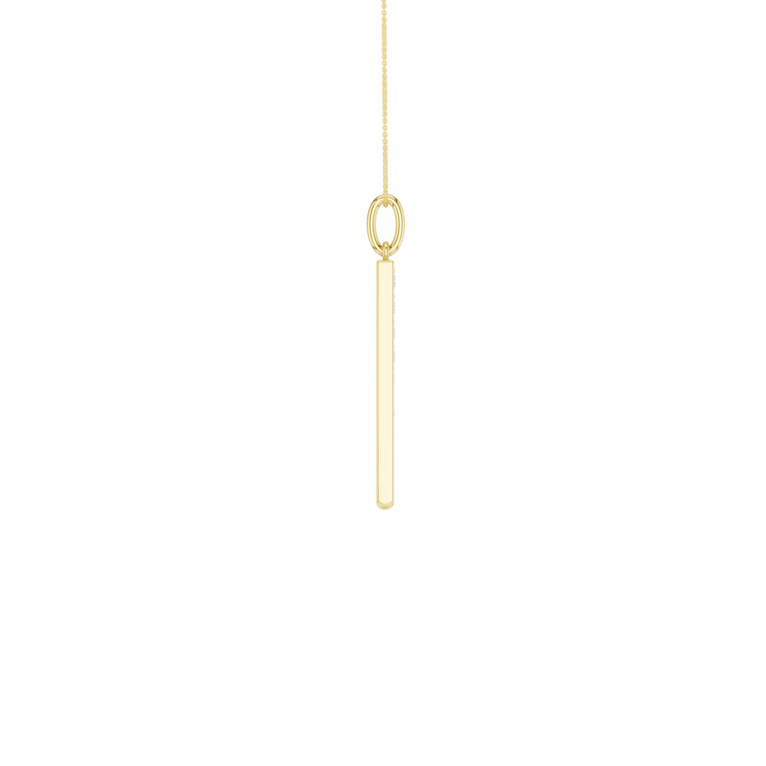 Lavalier Pendant (Round) in 14K Yellow Gold – Silvadi Jewelry Aurora CO
