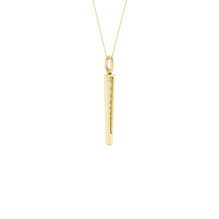 Lavalier Pendant (Round) in 14K Yellow Gold – Silvadi Jewelry Aurora CO