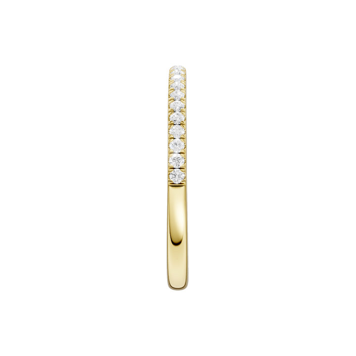 Matching Band for Petite Halo Engagement Ring (Round) in 14K Yellow Gold – Silvadi Jewelry Aurora CO