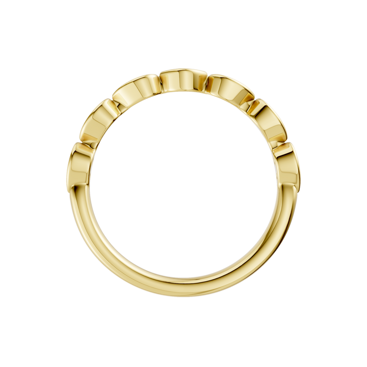 Matching Band for Trellis Shank Engagement Ring (Round) in 14K Yellow Gold – Silvadi Jewelry Aurora CO