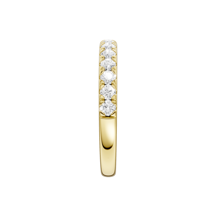 Matching Band for Tulip Head Engagement Ring (Round) in 14K Yellow Gold – Silvadi Jewelry Aurora CO