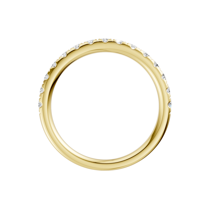 Matching Band for Tulip Head Engagement Ring (Round) in 14K Yellow Gold – Silvadi Jewelry Aurora CO