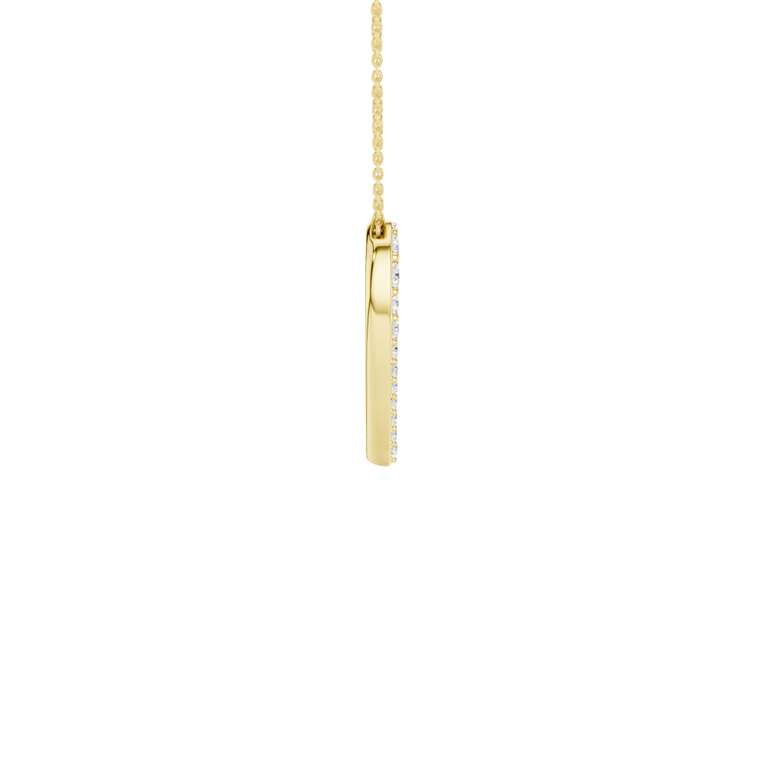Open Heart Pendant (Round) in 14K Yellow Gold – Silvadi Jewelry Aurora CO