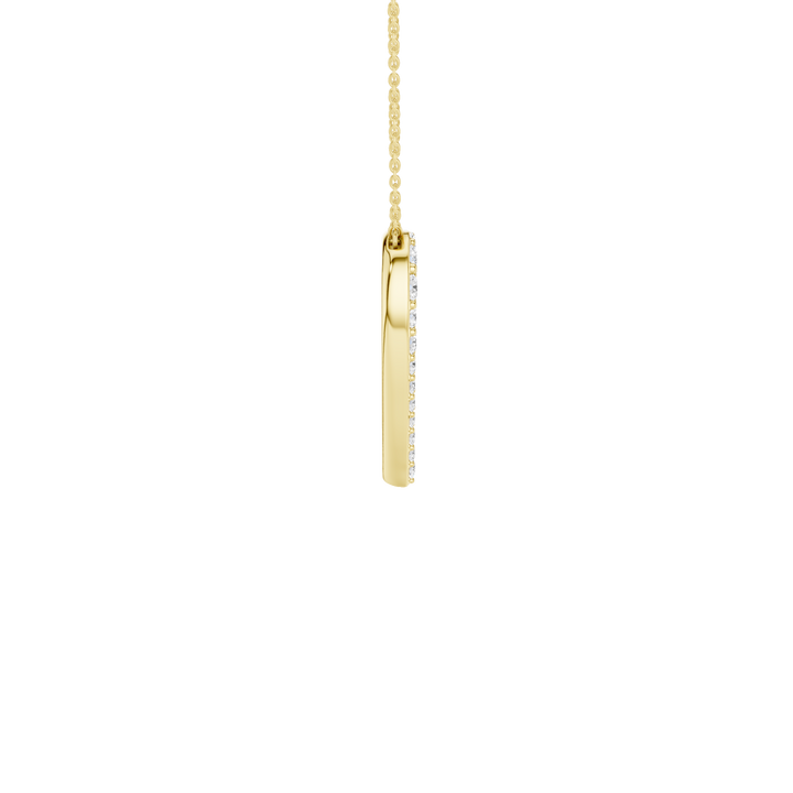 Open Heart Pendant (Round) in 14K Yellow Gold – Silvadi Jewelry Aurora CO