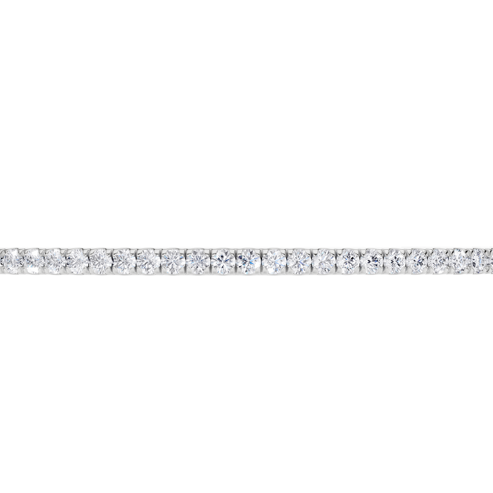 Pave Diamond Bangle (Round) in 14K White Gold – Silvadi Jewelry Aurora CO