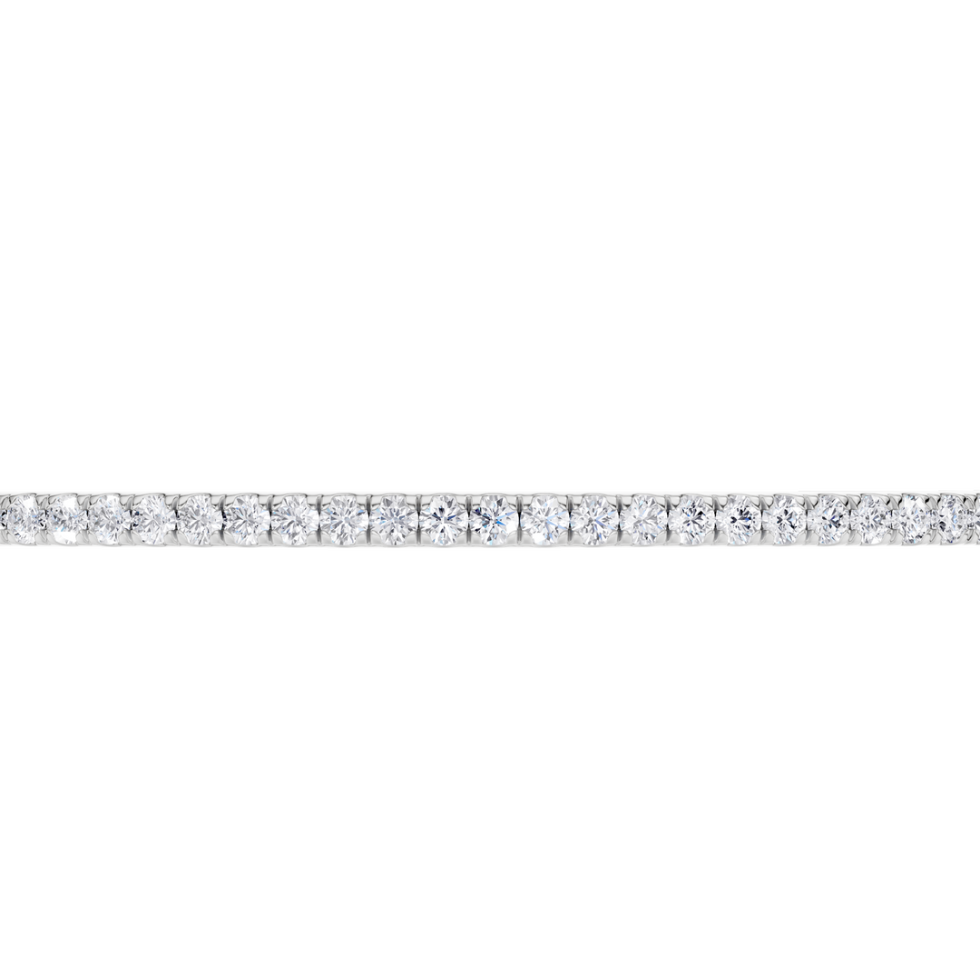 Pave Diamond Bangle (Round) in 14K White Gold – Silvadi Jewelry Aurora CO
