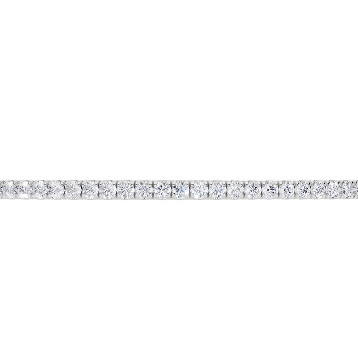 Pave Diamond Bangle (Round) in 14K White Gold – Silvadi Jewelry Aurora CO