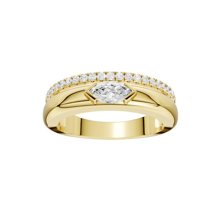 Right Hand Ring (Marquise) in 14K Yellow Gold – Silvadi Jewelry Aurora CO