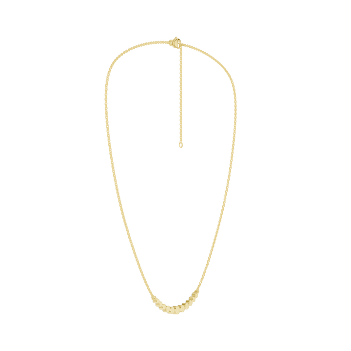 Smiley Graduated Diamond Necklace (Round) in 14K Yellow Gold – Silvadi Jewelry Aurora CO