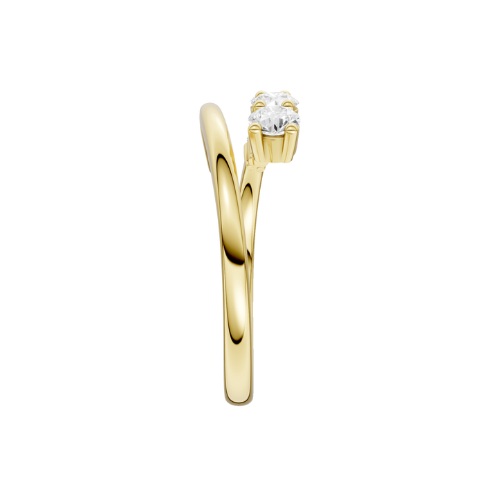 Stackable Ring (Round) in 14K Yellow Gold – Silvadi Jewelry Aurora CO