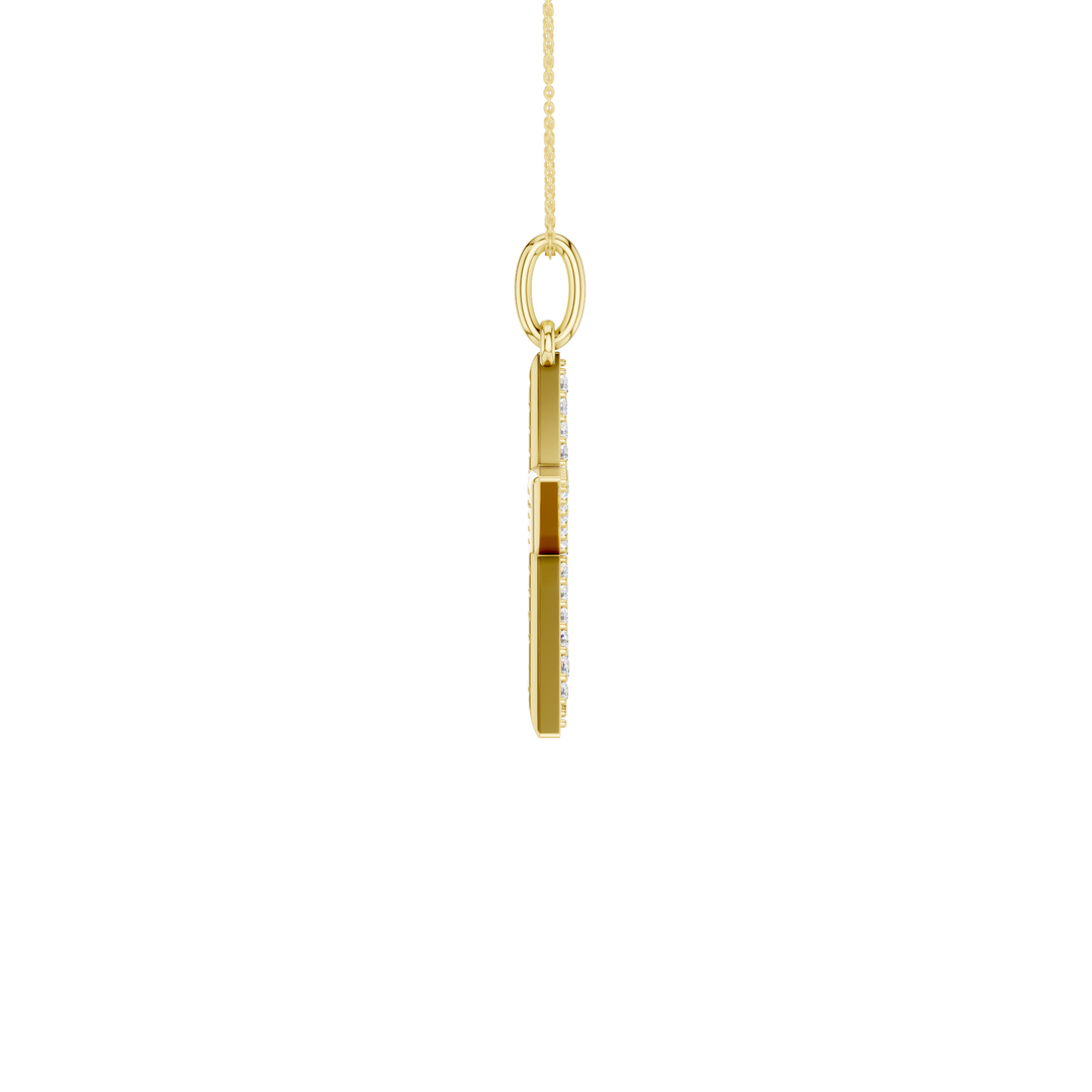 Star Pendant (Round) in 14K Yellow Gold – Silvadi Jewelry Aurora CO