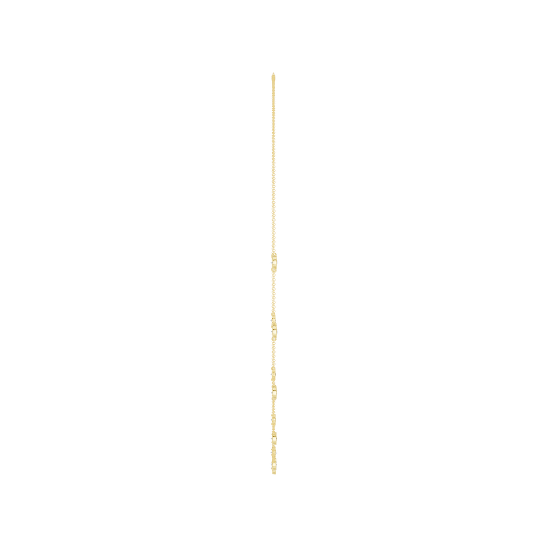 Station Bezel-Set Necklace (Round) in 14K Yellow Gold – Silvadi Jewelry Aurora CO