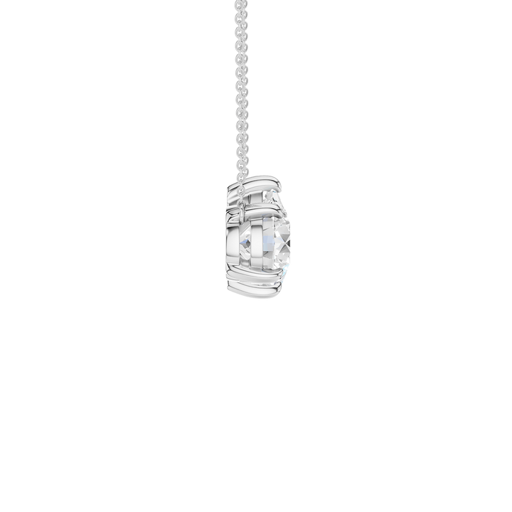 Toi et Moi Pendant (Round, Pear) in 14K White Gold – Silvadi Jewelry Aurora CO