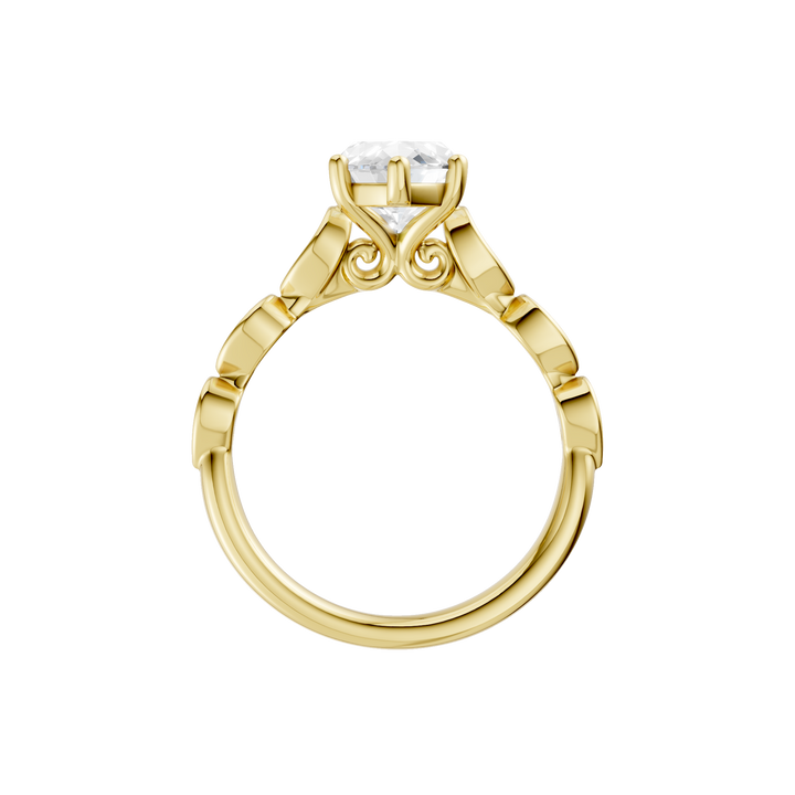 Trellis Shank Engagement Ring (Marquise) in 14K Yellow Gold – Silvadi Jewelry Aurora CO