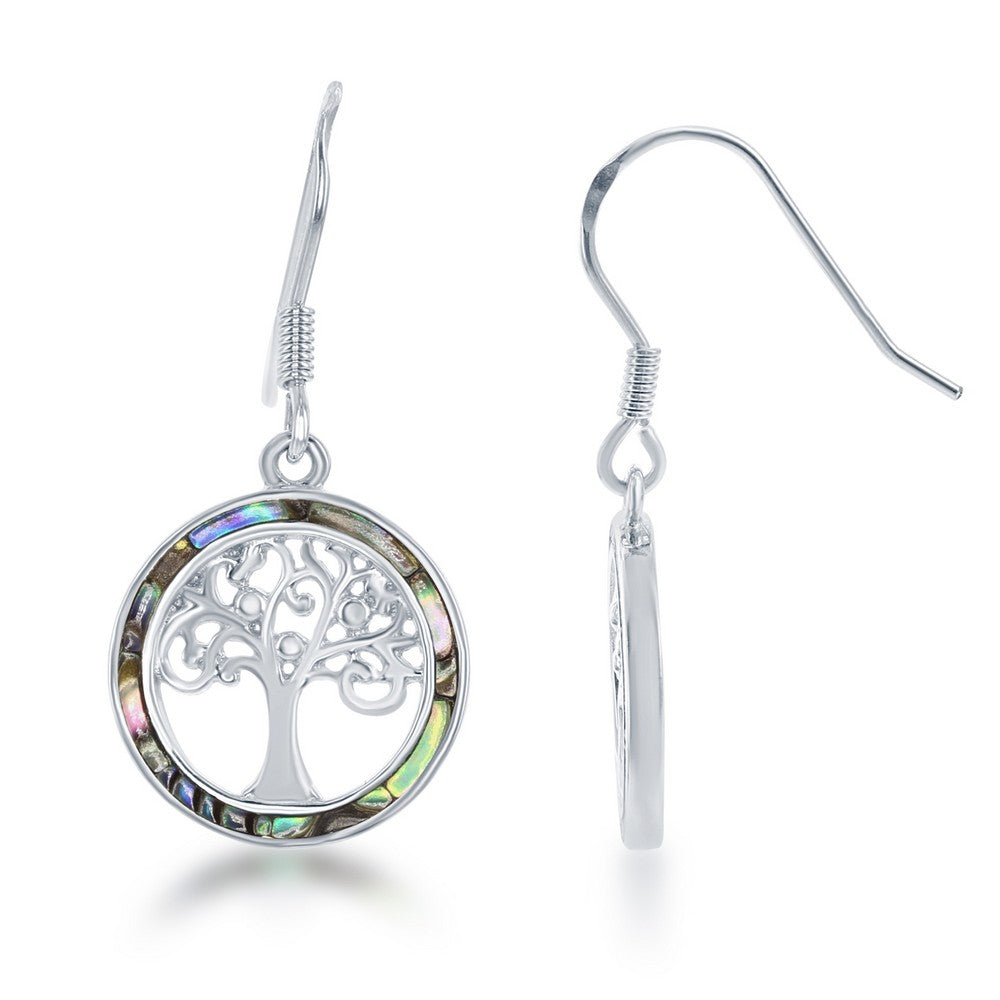 Opal Tree of Life Earrings - Silvadi