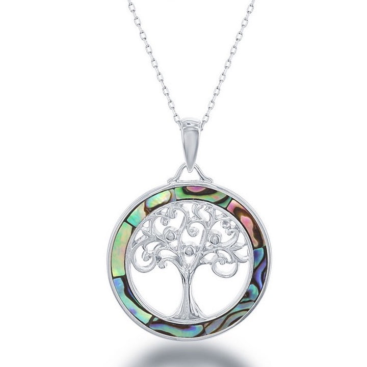Opal Tree of Life Pendant - Silvadi