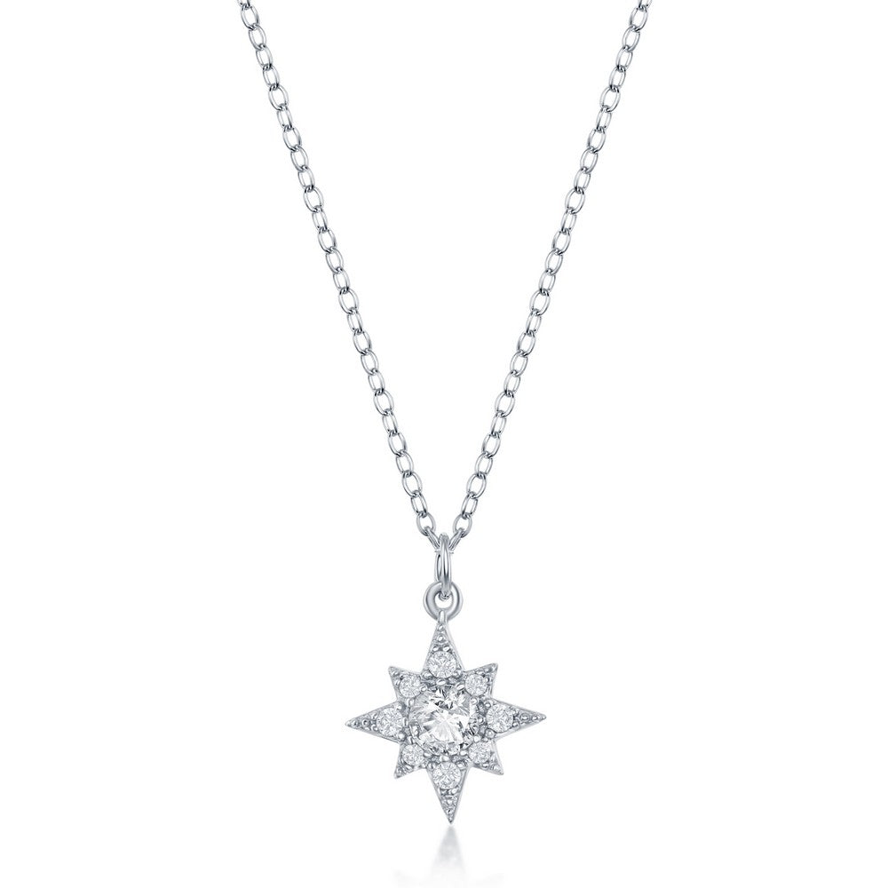 North Star Necklace | North Star Pendant | Silvadi